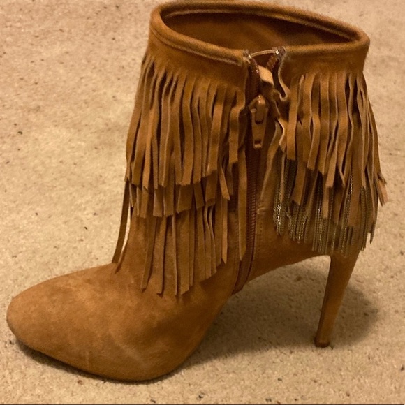 GIANNI BINNI Keyara Suede Stiletto Heel Booties - Picture 7 of 9